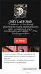 Mobile Screenshot of garylachman.co.uk